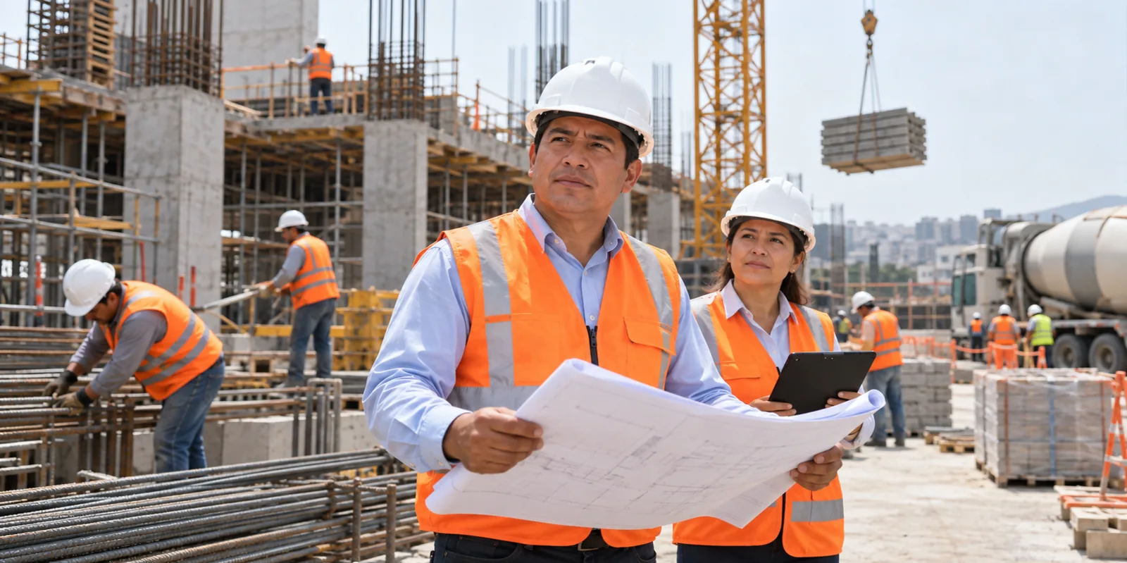 Obra avanzando con materiales y personal completos, sin paradas por falta de caja.