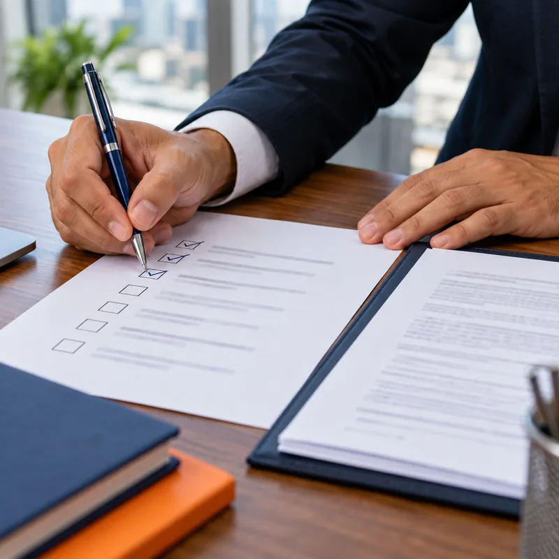 Checklist: 20 verificaciones antes de firmar una promesa de consorcio