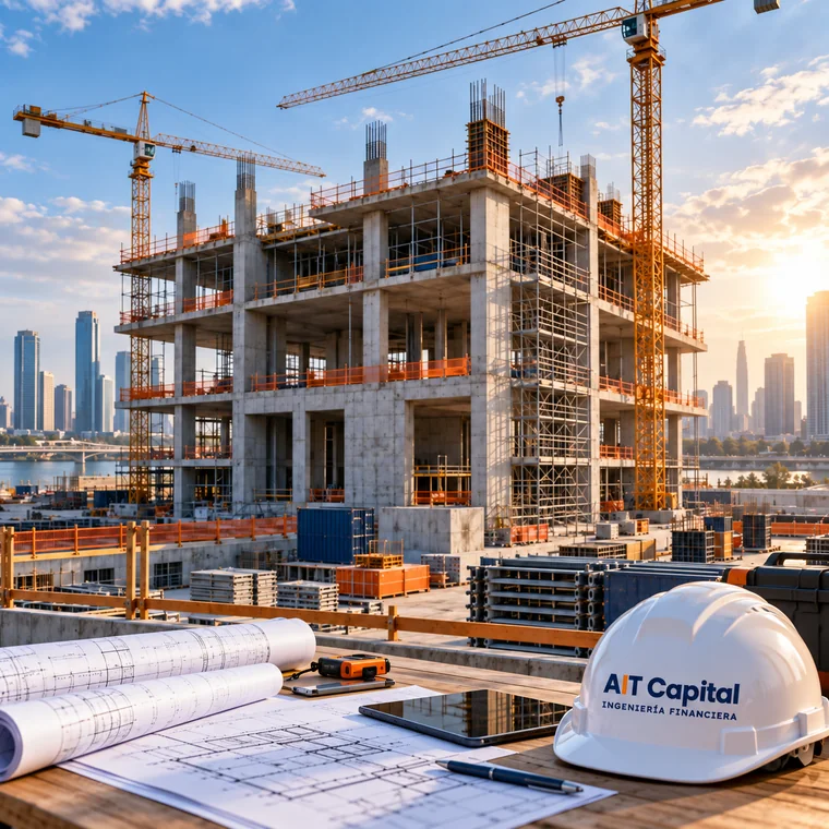 Obra en construcción gestionada por la PMO