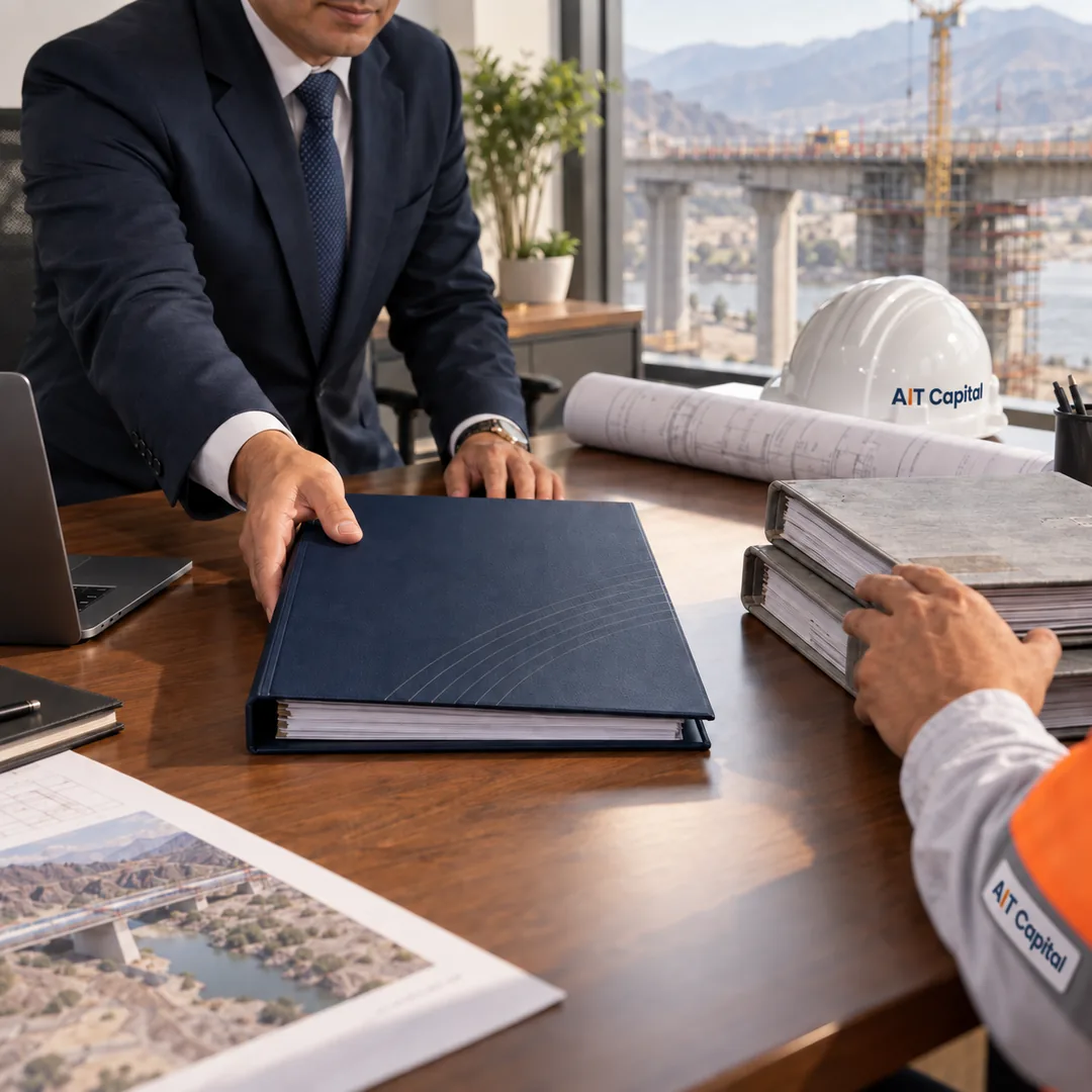 Especialistas revisando el fideicomiso que sustituye la fianza