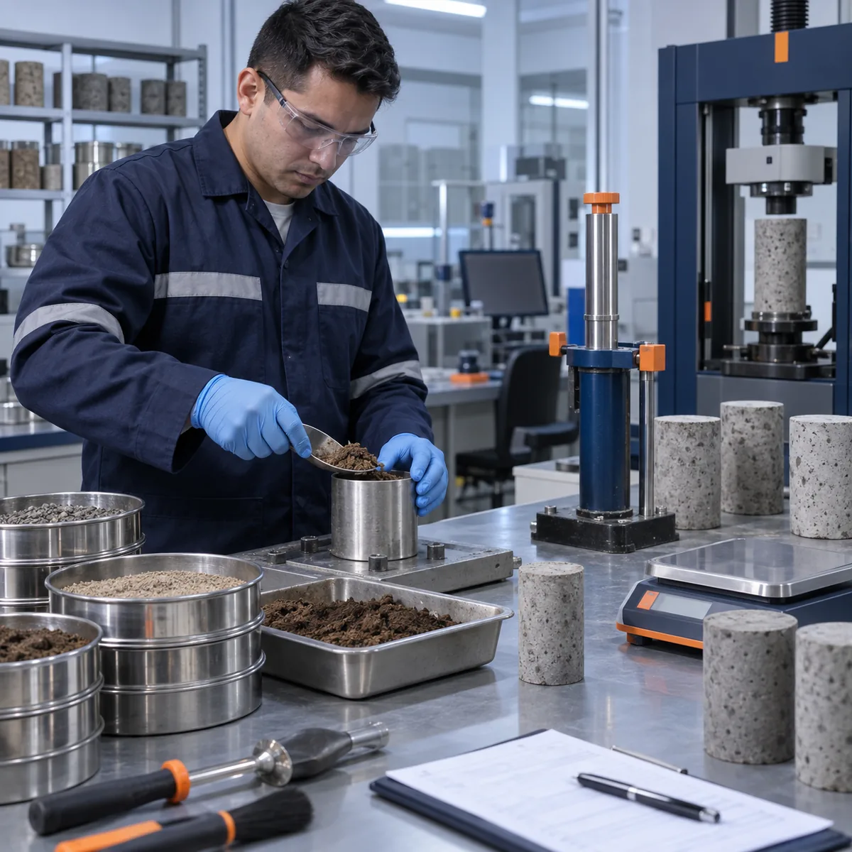 Ensayos de laboratorio de suelos