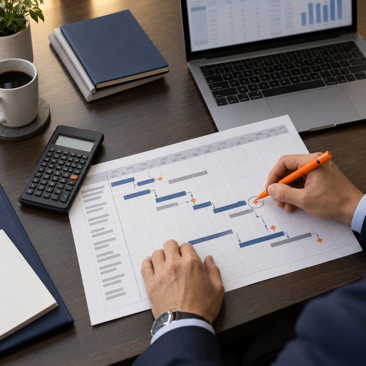 Estructuración del cronograma financiero